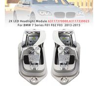 2X LED Headlight Module 63117370000]Per BMW 7 Series F01 F02 F03 2013-2015 T9