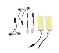 2x LED Interno Auto 12V 36-COB 50mm 2x LED Interno Auto 12V 36-COB | 36 chip COB, luce bianca intensa, 50mm compatto, installazione per facile, nastro biadesivo incluso