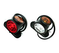 2X LED Luce Di Contorno 12V 24V E9 SET Per Camion Auto Rimorchio