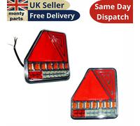 2x LED Neon Posteriore Dynamic Indicatore Coda Luci Camion Rimorchio 7 Funzioni