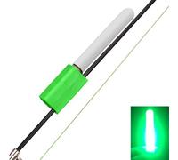 2x LED Notte Canna da Pesca Punta Clip Scatto Luce Bite Indicatore Luce Pesca