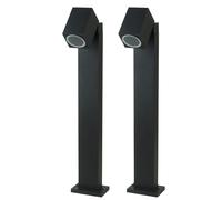2x LED per esterni da giardino lampada da terra lampada veranda cortile percorso illuminazione spot faretti mobili