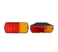 #2x LED Rosso Arancio Posteriore Luci 24V Stop Freccia Fari per Scania Man DAF