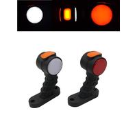 #2x LED Rosso/Bianco/Arancione 12/24V Lato Neon Offerta per Camion Telaio Van