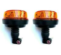 2x LED Rotante Con 4 Blitzmuster Spia Liminosa 12V 24V per Auto Camion Trattore