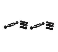 2X Lega Di Alluminio Scuba Diving Luce Della Torcia Sfera Del Braccio Doppio Giunto E 1Set Farfalla Clip Morsetto Supporto Per Macchina Fotografica