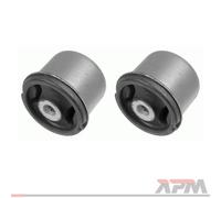 2x Lemförder 21549 02 Supporto Corpo Dell'Asse Posteriore per VW Polo 6N1 Seat
