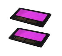 2x lente casco di saldatura solare auto oscurante filtro maschera di vetro uv ir