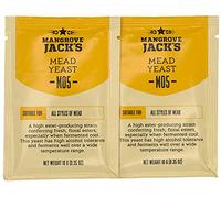 2x lievito per idromele - 10g / 25L - Mangrove Jack's - lievito per idromele secco - | idromele | Lievito di vino | Vino bianco lievitato e vino rosso
