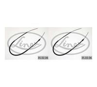 2x LINEX Cavo Del Freno a Mano Flessibile per Renault Master II Scatola