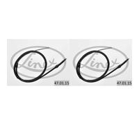 2x LINEX Cavo Del Freno a Mano Flessibile per VW Golf II 19E 1G1 1.8