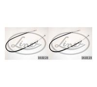 2x LINEX Cavo Del Freno a Mano Flessibile SX Dx per Iveco Quotidiano III