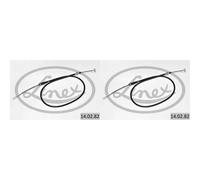 2x LINEX Cavo Del Freno a Mano Flessibile SX Dx per Iveco Quotidiano III.