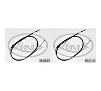 2X LINEX Cavo Freno A Mano Feststellbremse Per VW Polo 6R 6C 1.2 TSI 6R