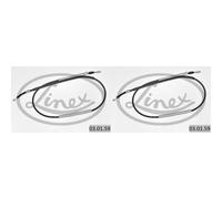 2X LINEX Cavo Freno A Mano Freno Di Stazionamento Per Audi A4 Cabriolet 8H7 B6