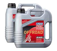 2x Liqui Moly 3064 Motorbike 2t Synth Offroad Race Motoro 4L