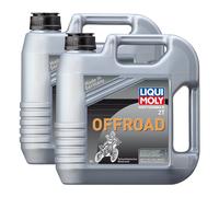 2x LIQUI MOLY 3066 Olio Moto 2T Offroad Enduro Quad Neve 4L