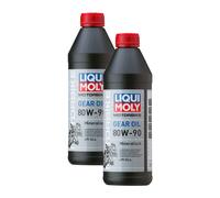 2x LIQUI MOLY 3821 Olio per ingranaggi Moto 80W-90 1L