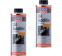 2x Liqui Moly 500ml Oil Additivo Olio Additivo MoS2 Indossare Additivo Per 1012