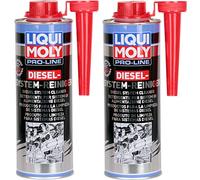 2x LIQUI MOLY 5156 Pro-Line Sistema integrato di pulizia Diesel, 500 ml