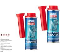 4x LIQUI MOLY Additivo Per Carburante 200 Ml Marine Diesel Protect Shooter