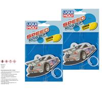 2X LIQUI MOLY Auto Profumo Speed Limone Deodorante Albero Profumato