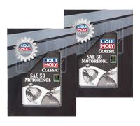 2X Liqui Moly Classic Olio Motore SAE 50 5L
