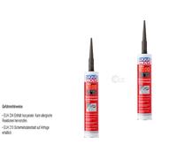 2X Liqui Moly Liquimate 8100 1K-PUR Nero Massa Sigillante Per Carrozzeria 300 Ml
