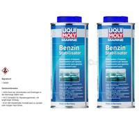 2x LIQUI MOLY Marino Benzina Stabilizzatore 25008 Lattina 500 ML