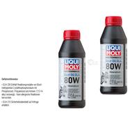 2X Liqui Moly Olio Per Cambio Moto GL4 80W Minerale 500 Ml