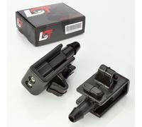 2x Liquido Tergivetri Ugello Due Sezioni Tergicristallo per Renault Megane III