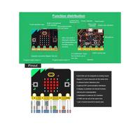 2X Lo Kit Microbit Board V2 Ha Altoparlanti Integrati e un Microfono Che Supporta L'Intelligenza Artificiale