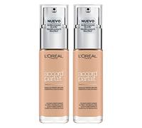 2x L'Oréal Paris Accord Parfait Fondotinta Fluido Naturale si Adatta al Colore della Pelle con Acido Ialuronico Colore 2.N Vanille - 2 Fondotinta da 30ml ognuno