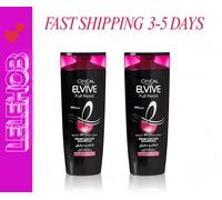 2X L'Oreal Paris Elvive Shampoo Full Resist Rinforzante Capelli Indeboliti 400ml