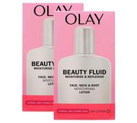 2x Lozione BEAUTY FLUID, Idrata e Nutre Viso, Collo e Corpo. Per Una Pelle Liscia e Morbida Come La Seta. Fluido Di Bellezza Per Un'Idratazione Leggera Per 24 Ore 100ml