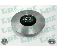 2x LPR R1030PCA Disco freno Posteriore per RENAULT SCÉNIC II (JM0/1) 270mm