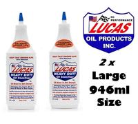 2x LUCAS Resistente Olio Ammortizzatore Elimina Dry Inizio Motore Auto Less Wear