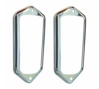 2X LUCAS STYLE 471 STOP/TAIL LIGHT CERCHIO CROMATO MORRIS MINOR/MG 1949-54 AUTO