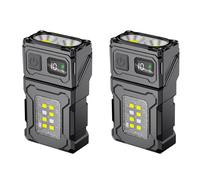 2X Luce da Ricaricabile COB, Torcia da per Esterni, Luce 3020