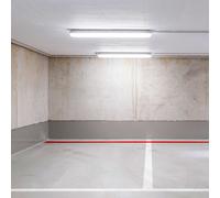 2x Luce da Vasca LED Lampada per Ambienti Umidi Bianco Officina Neutro L 150 CM [EEK: Inaditato]