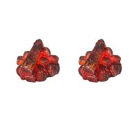 2X Luce di Artificiale Un LeD, Caminetto Camino Un LeD 8690