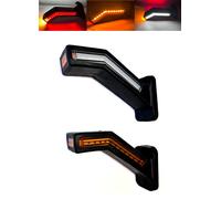 2X Luce Di Contorno LED Con Indicatori Dinamici E Luce Di Frenata 12/24V E20