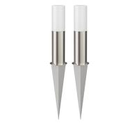 2x luce di percorso / bitta GROPO per esterni IP44 41 cm in acciaio inox 1x E27