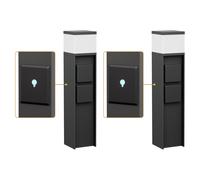 2x luce di percorso / bitta luminosa PODEL per esterni IP44 Smart Home WLAN