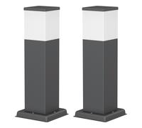 2x luce di percorso / bitta POLLY per esterni IP44 35 cm antracite 1x G9 max. [EEK: D]