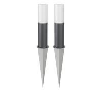 2x Luce di percorso GROPO / bitta per esterni IP44 41 cm antracite 1x E27 max.