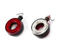 2x Luce di posizione Rosso/Bianco Specchio Retrovisore Esterno 12/24V LED per...