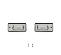 2X Luce Di Targa + Set Di Lampadine Sinistra E Destra Compatibile Con Audi A3 8P