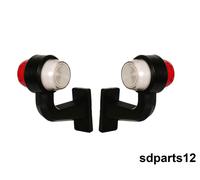 2x Luce Ingombro 12V 24V Bianco Rosso Neon Fanalino Posizione Laterale / Gomma