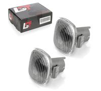 2x Luce Lampeggiante Parafango Winker Grigio Chiaro per Audi A3 8L A4 B5 A8 4D A